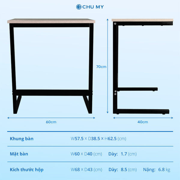 Bàn góc chữ C Bàn góc chữ C
