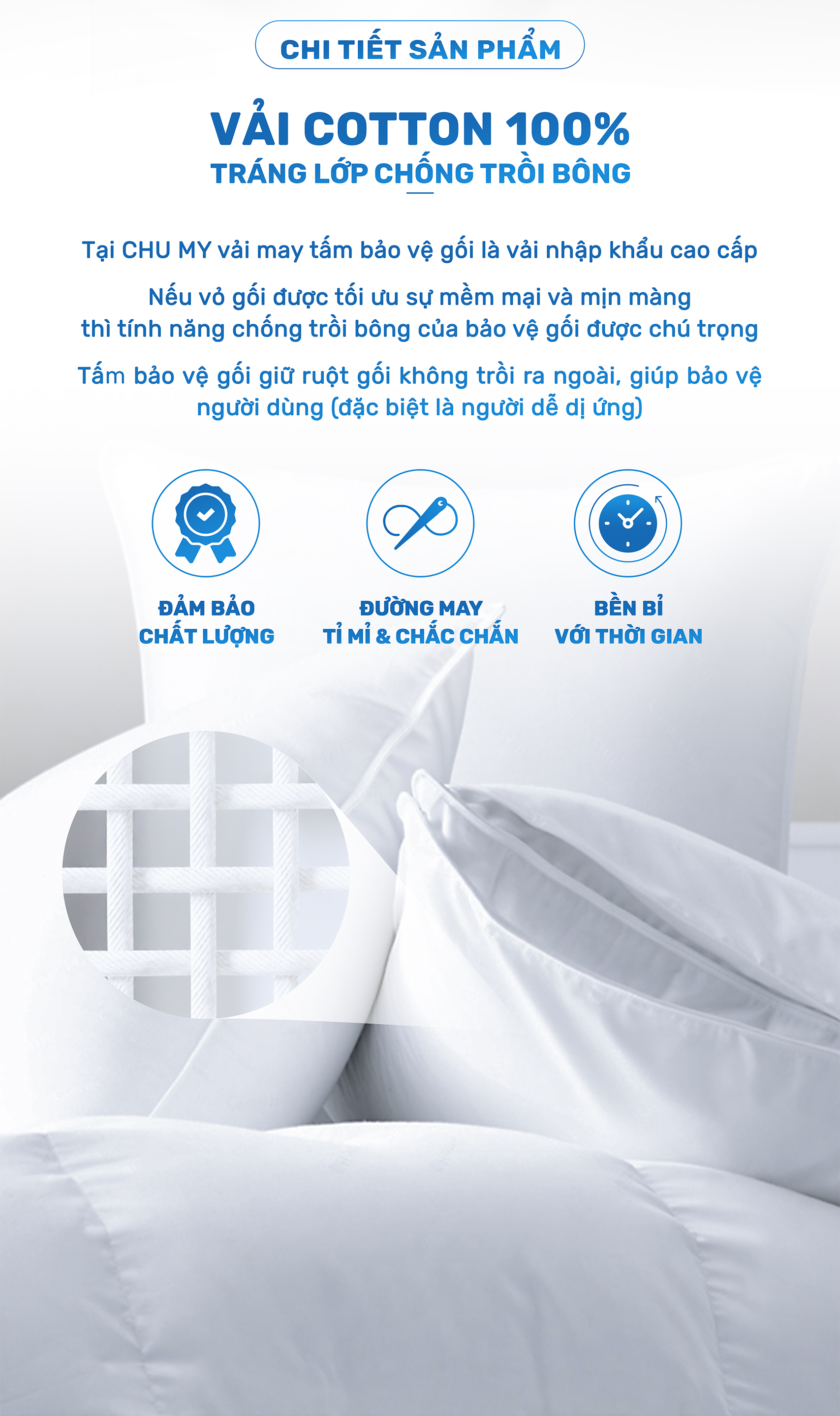 Bảo vệ gối CHU MY