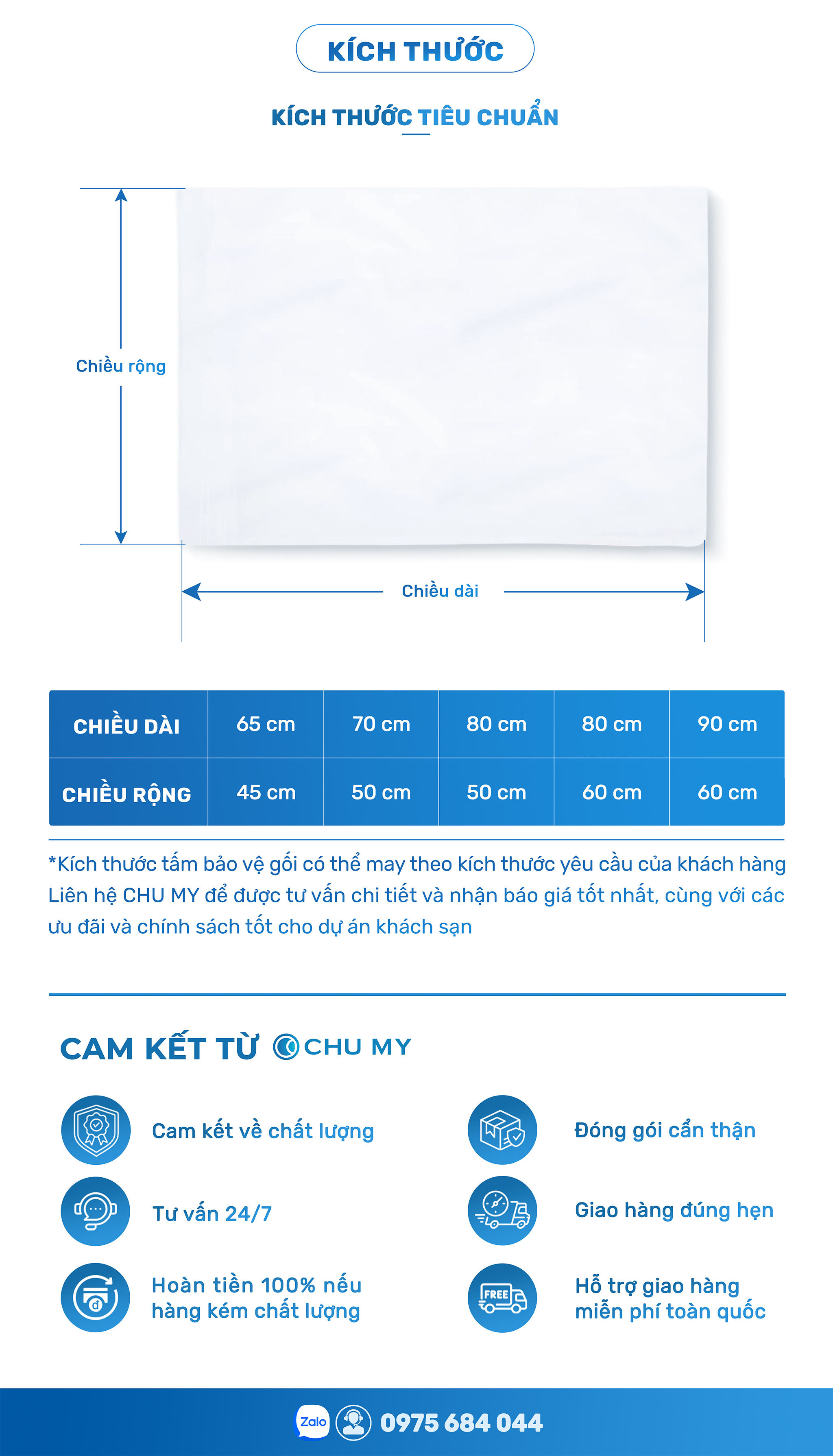 Bảo vệ gối CHU MY